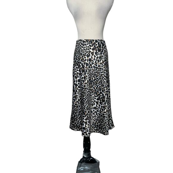 Express animal print midi A Line skirt size XS - Picture 5 of 13